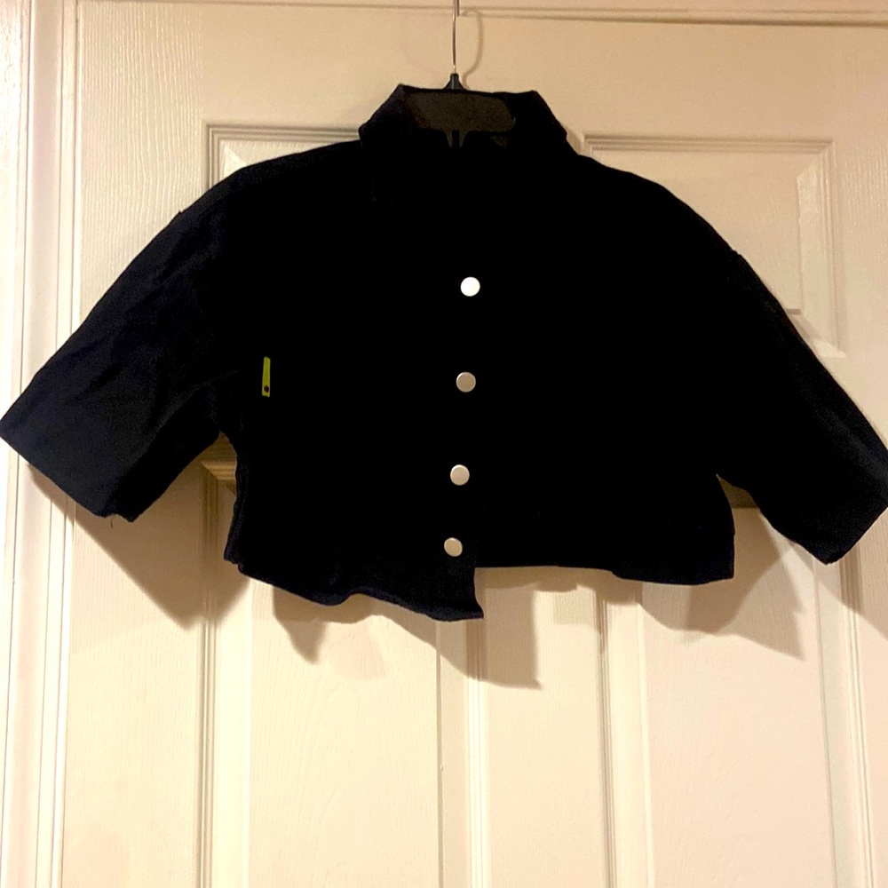 Button Down Crop Top